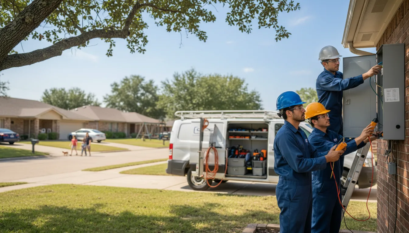 Certified electrician providing emergency electrical services in Harleigh, PA